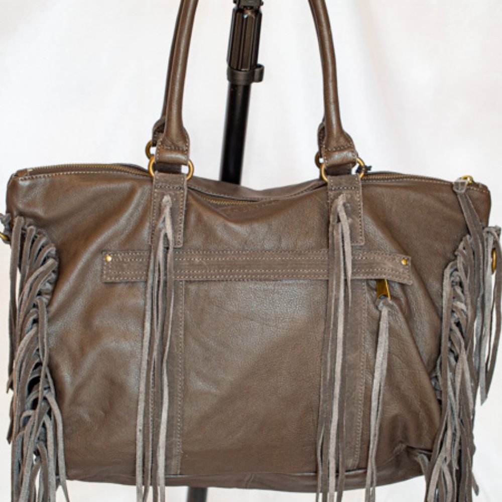 Liebeskind Berlin Paula Fringe Leather Handbag
